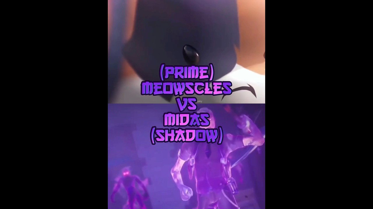 Meowscles VS Shadow Midas | Fortnite #shorts #fortnite #fortniteshorts #fortniteclips #fortnitelive