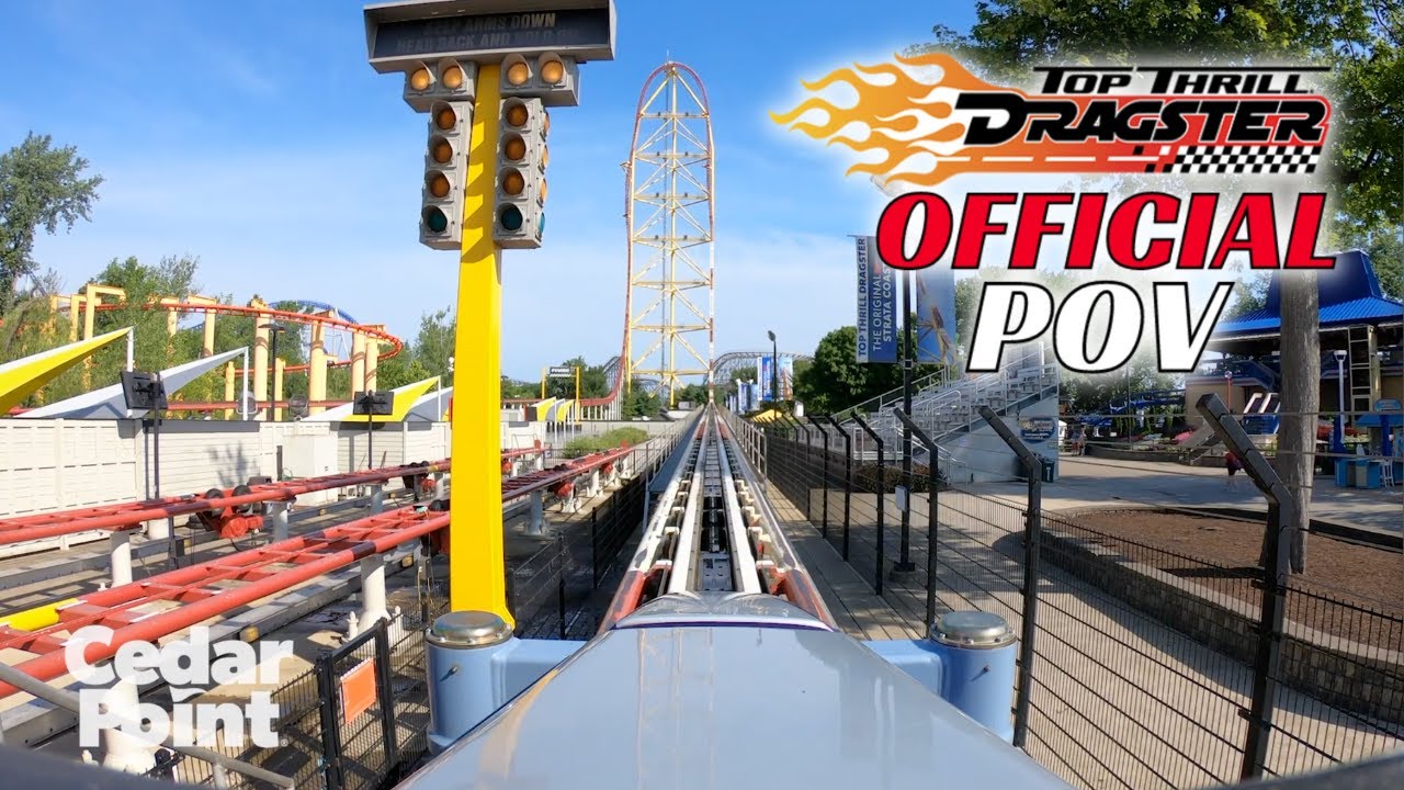 Oficjalny punkt widzenia Top Thrill Dragster - Cedar Point, Sandusky, Ohio!