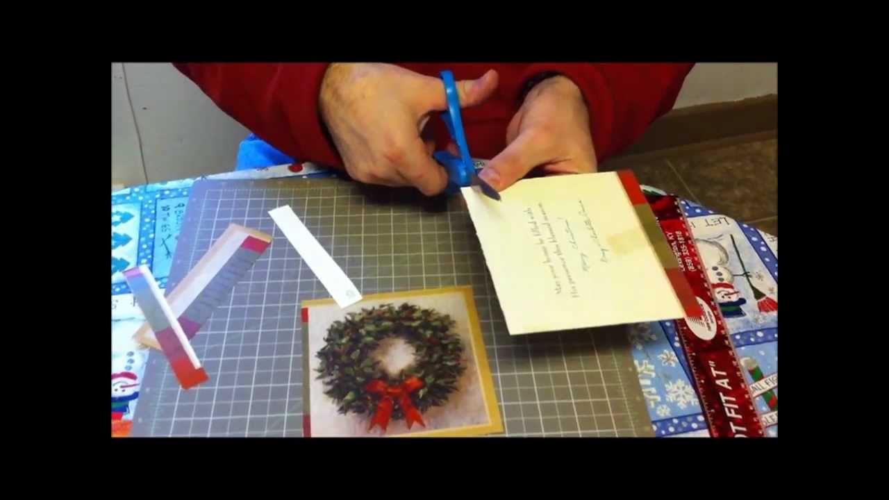 How To Make Boxes From Greeting Cards
