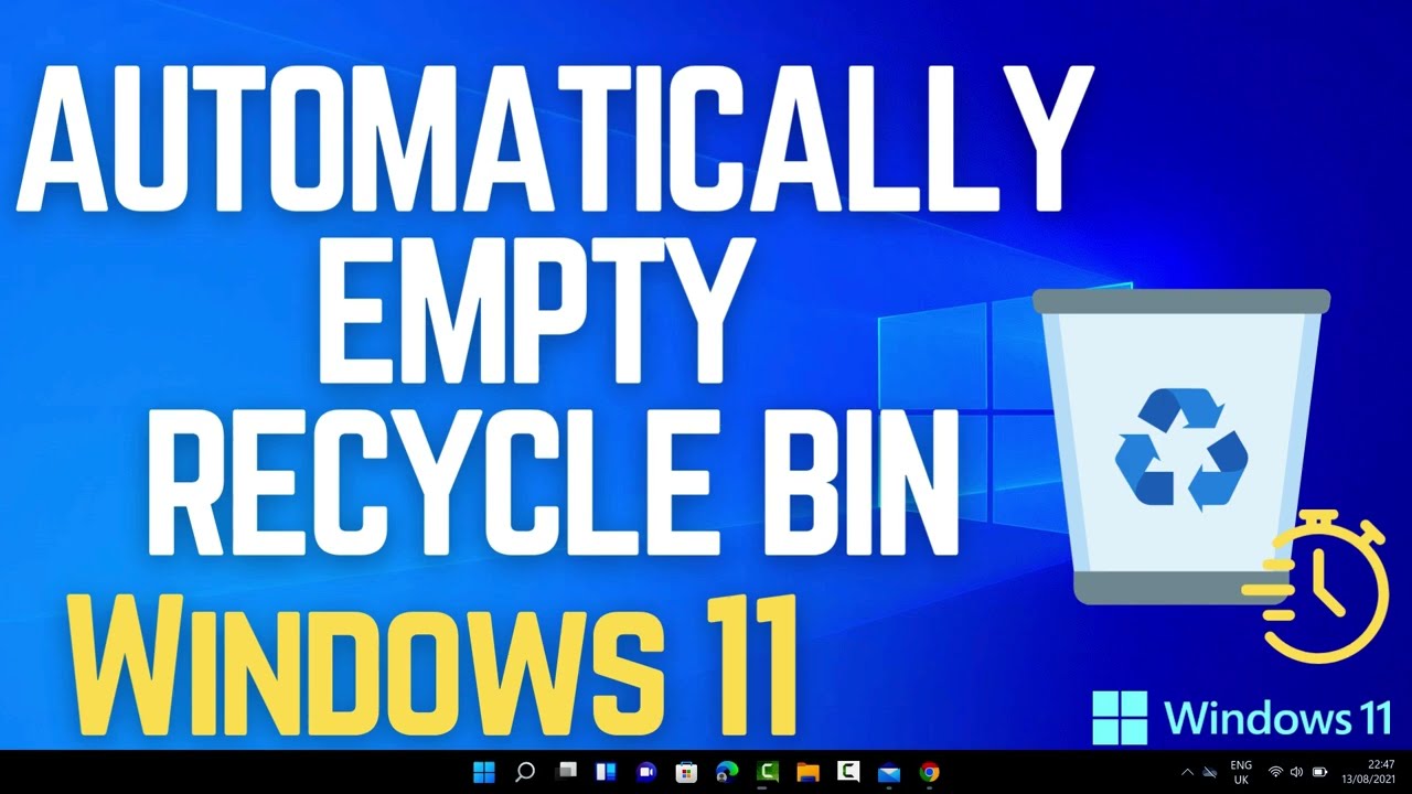 How to Automatically Empty Recycle Bin in Windows 11