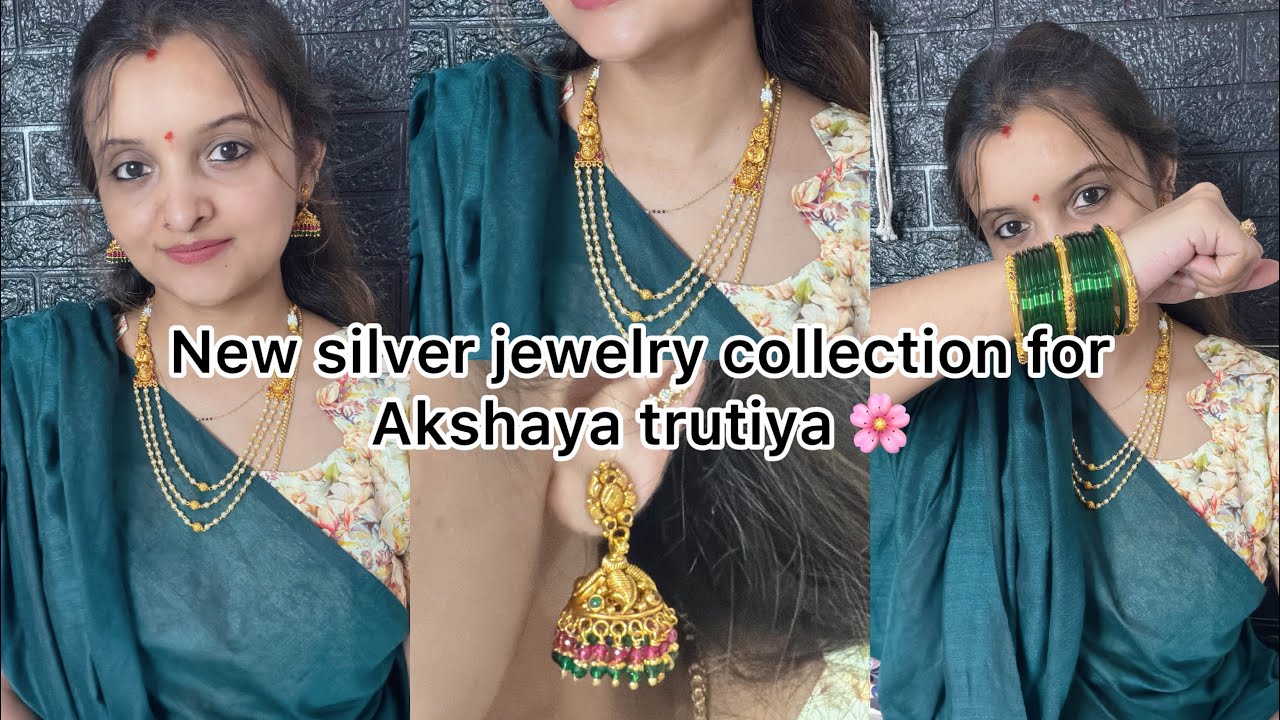 New silver Jewellery for Akshaya thrutiya 🌸Book urs today 🌸 7019935174