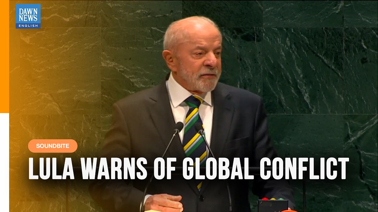 Lula at UNGA: Brazil President Warns of Global Conflict | Dawn News English