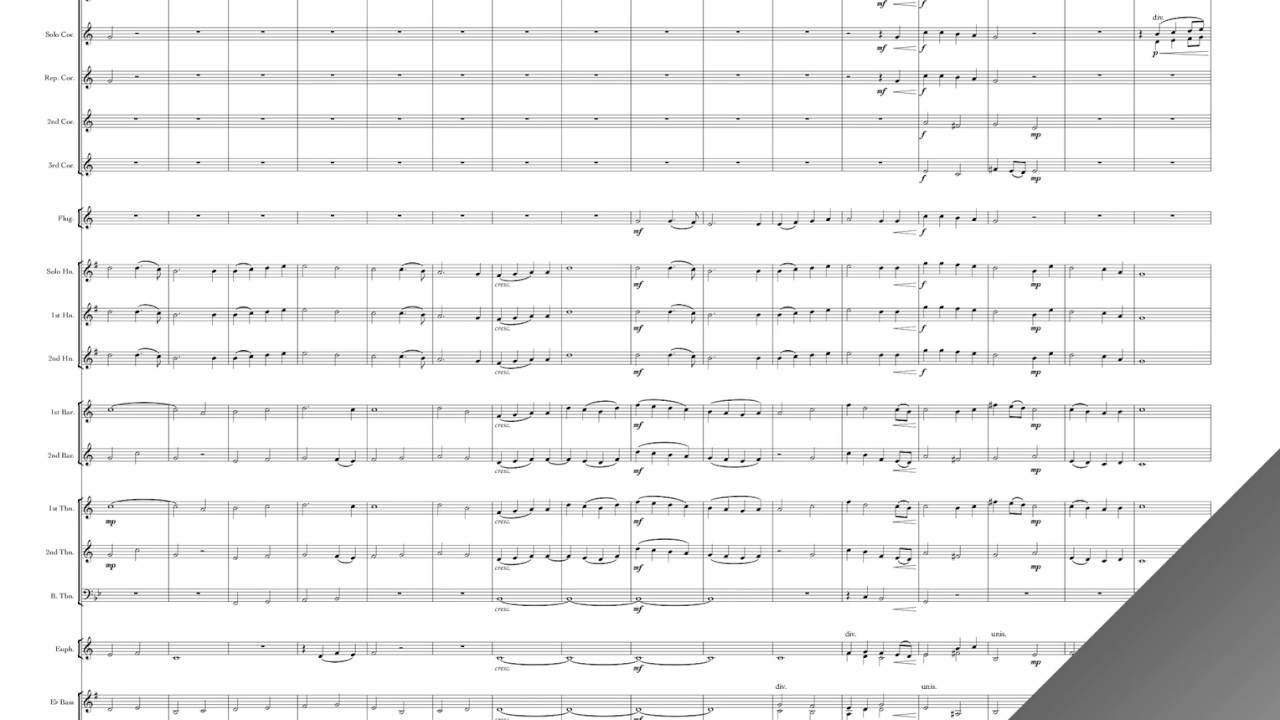 And my Soul Overflow! by David Chaulk - Brass Band Hymn Tune - Experianza Music