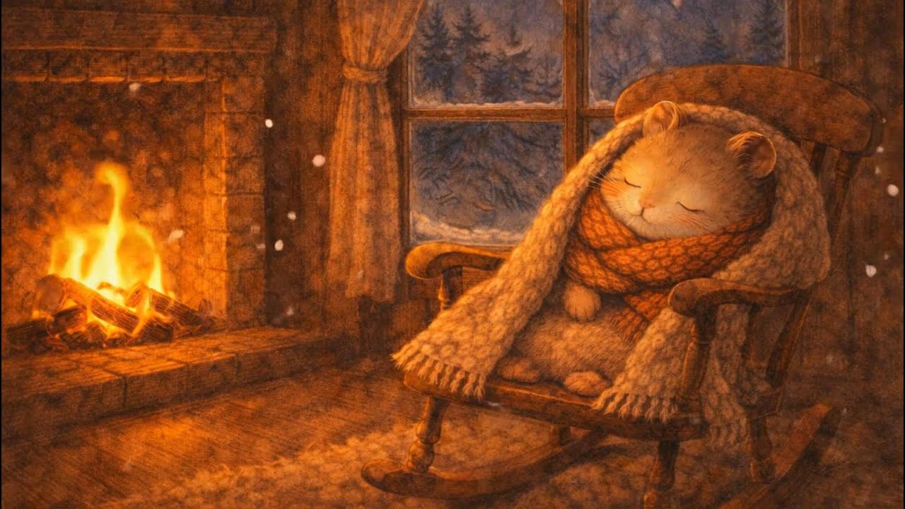 Winter Night at the Hearth | Gentle Celtic Lullabies for Sleep