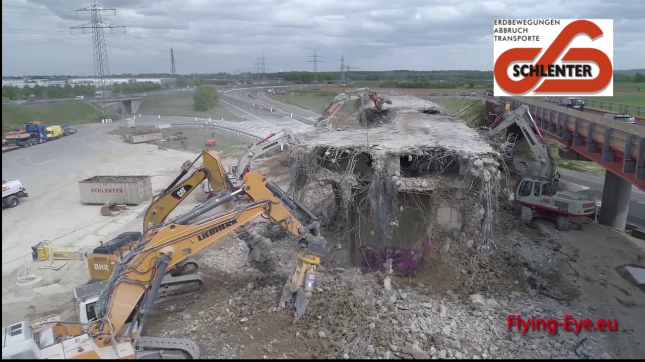 2018 04 28 AK Aachen  Brucke abbruch Schlenter V9