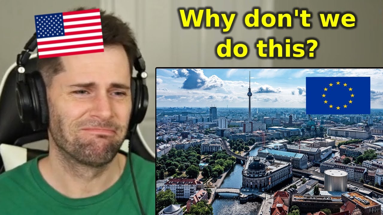 Why European Cites Are Designed WAY BETTER Than US Cities | American Reaction