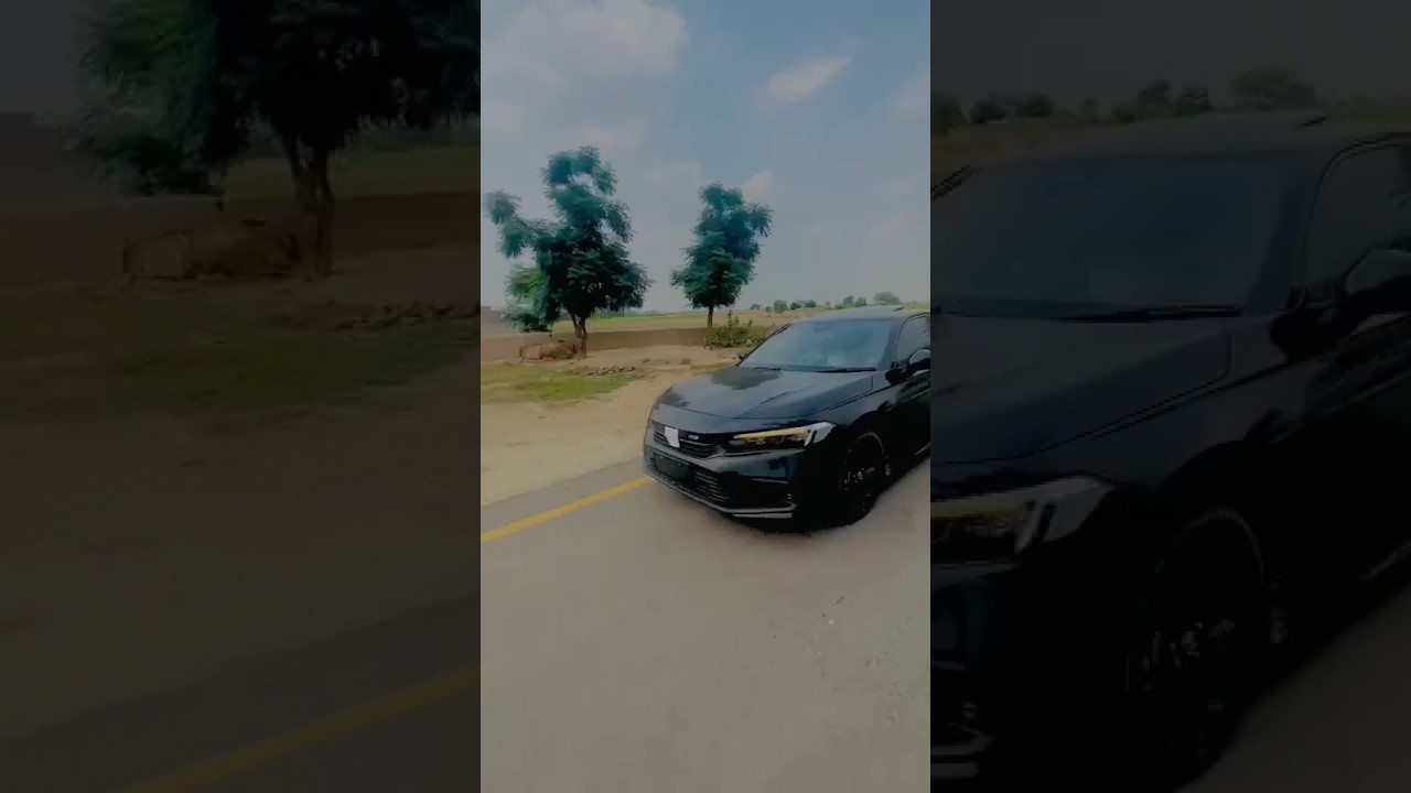 Black Honda RS 🔥🔥/#honda2023 #hondars #hondacivic #blackcarsstatus #blackhonda