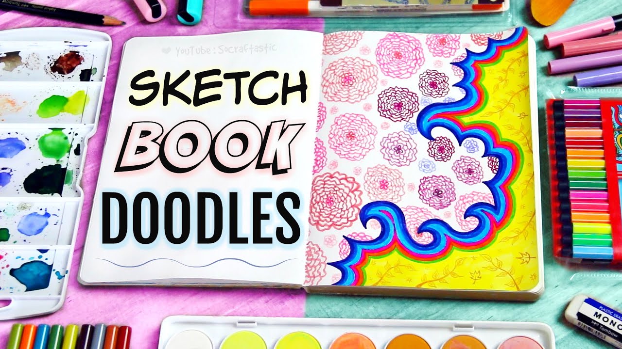 4 WAYS TO FILL YOUR SKETCHBOOK // Drawing & Doodle Ideas