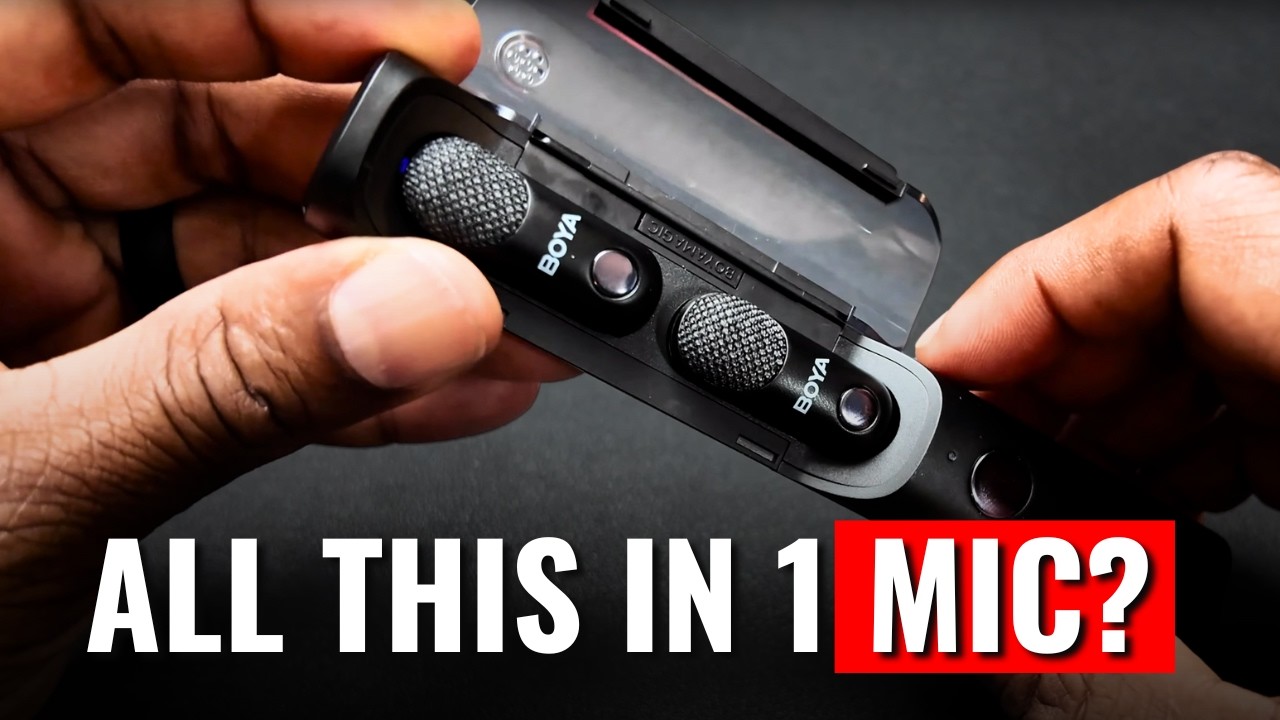 BOYA Magic World's 1st Transformable AI-Powered Mini Wireless Microphone (watch this first)