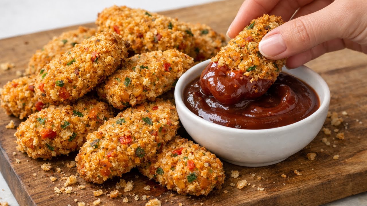 These baked bean nuggets are my favorite high-protein snack!