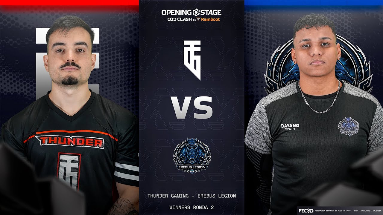 THUNDER GAMING 🆚 EREBUS LEGION | R2 WB - COD CLASH #1 - CIRCUITO FECOD 2026