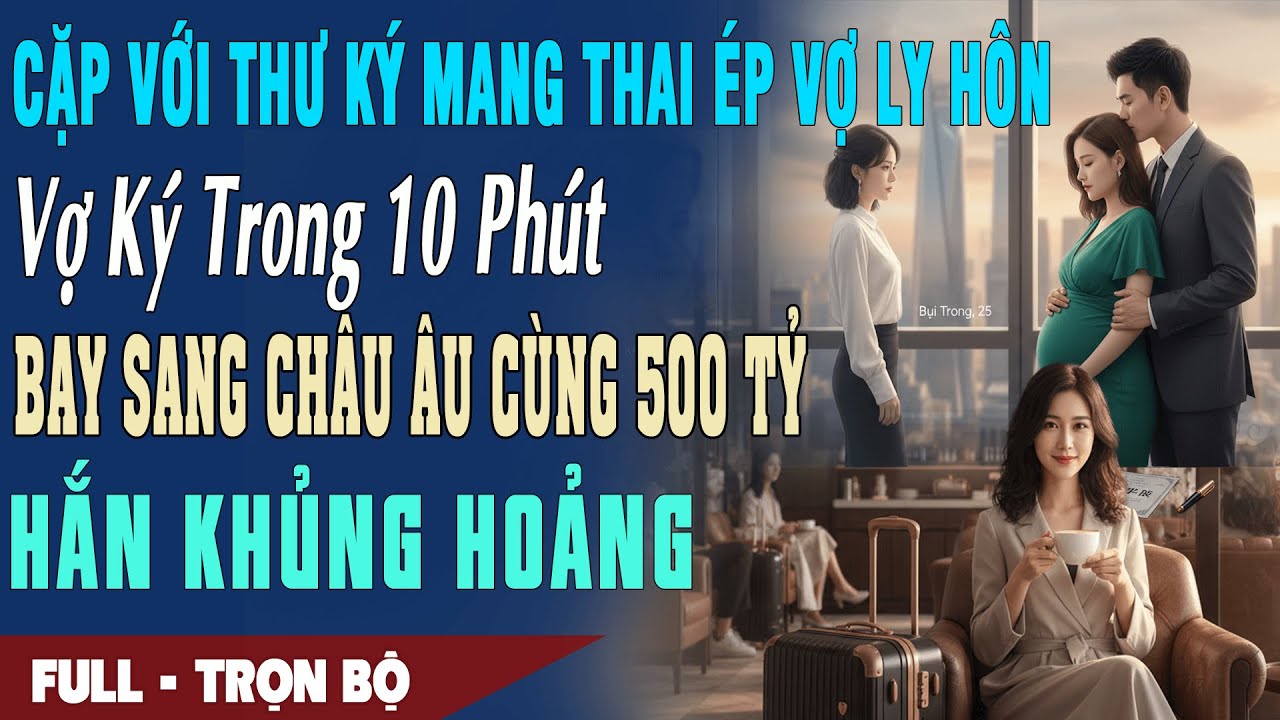 ❤️ Truyện Ngôn Tình CẶP VỚI THƯ KÝ ÉP VỢ LY HÔN Vợ Ký Trong 10P Bay Sang Châu Âu Cùng 500 Tỷ Hắn...