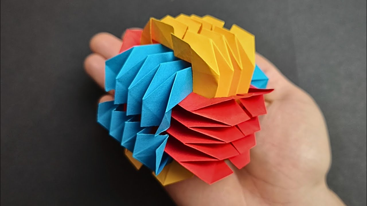 Amazing Modular Origami Ball – Easy Step-by-Step Tutorial
