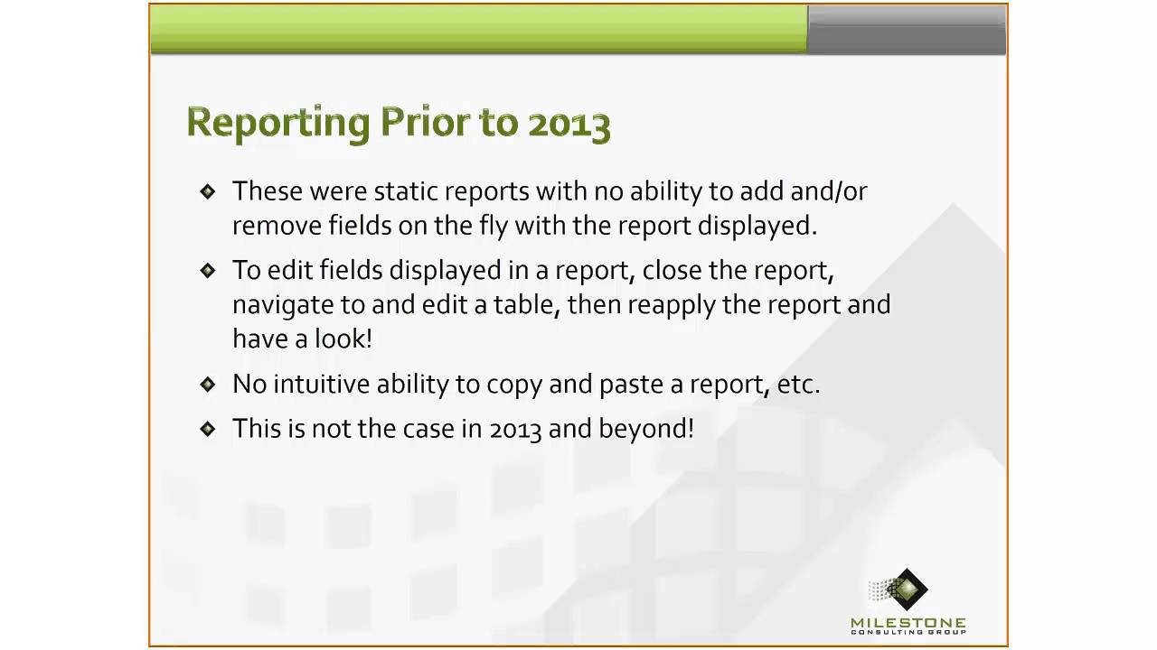 Milestone Consulting Group Reporting in Microsoft Project Pro for Office 365