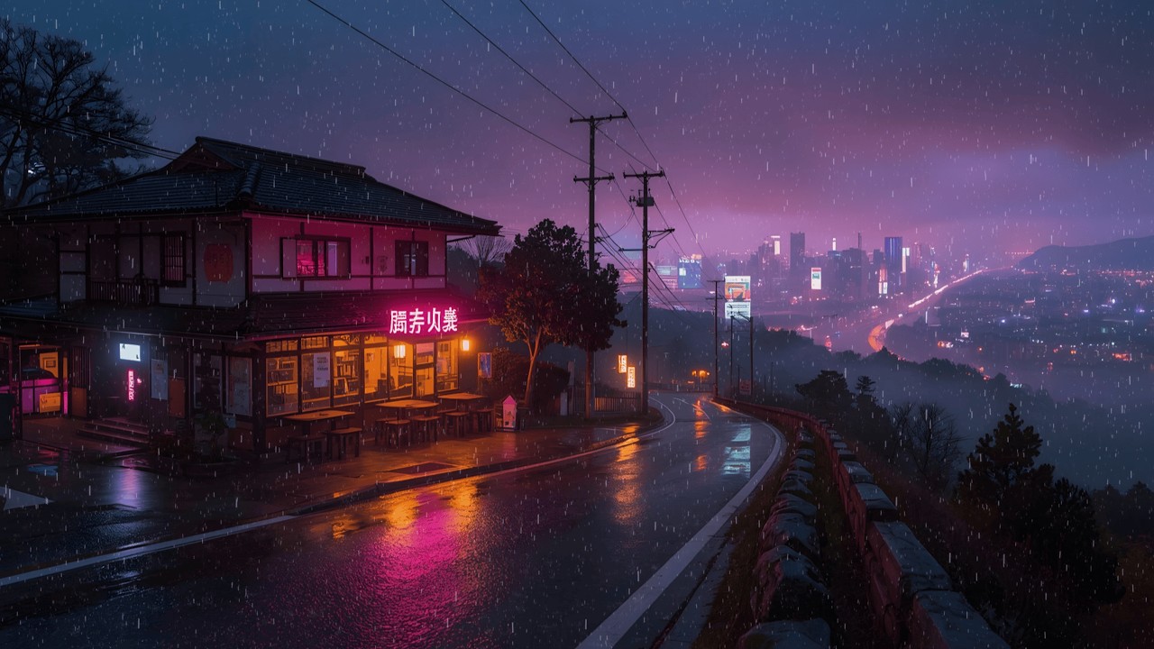 Lost in Tokyo Rain — Nostalgic Lofi Beats for Late Night Focus