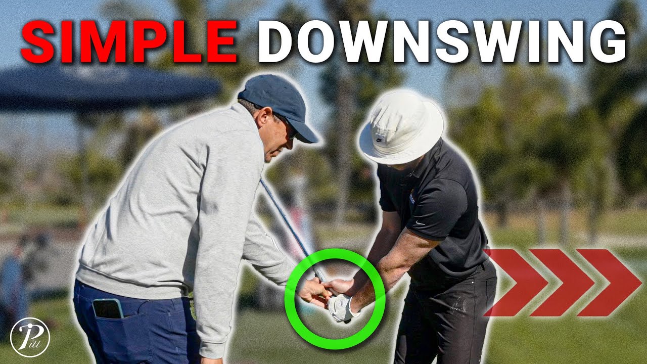 The SIMPLE Downswing Sequence To Hit STRAIGHTER Shots