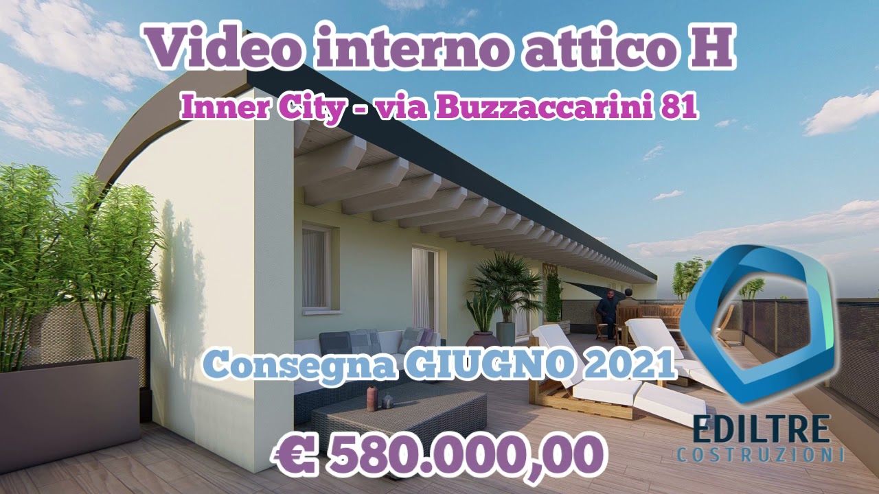 ⚠️SOLD OUT⚠️ Video interno attico H - Inner City