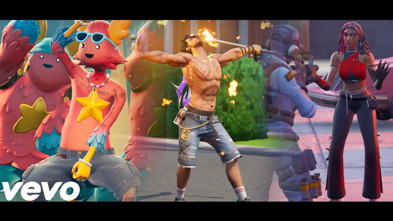 Panic! At The Disco - House of Memories (Fortnite Music Video) Boardwalk Warriors Skins | No Sweat