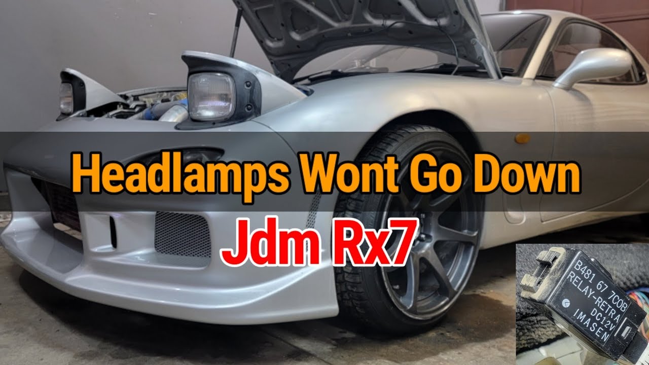 Video1:  D.i.Y. Diagnose Retractable Headlight! MazdaRx7 w/ Wiring Diagram Pictures