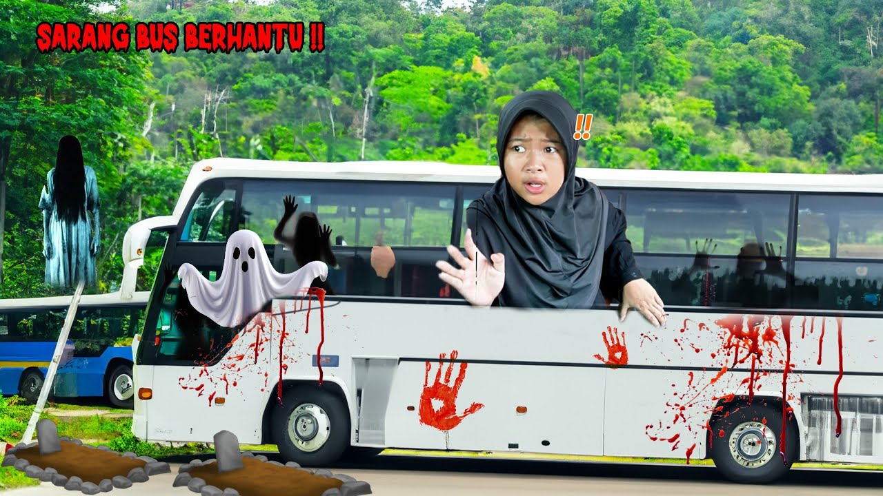 RERE DIBAWA KE SARANG BUS BERHANTU DI TEMPAT SEPI !!