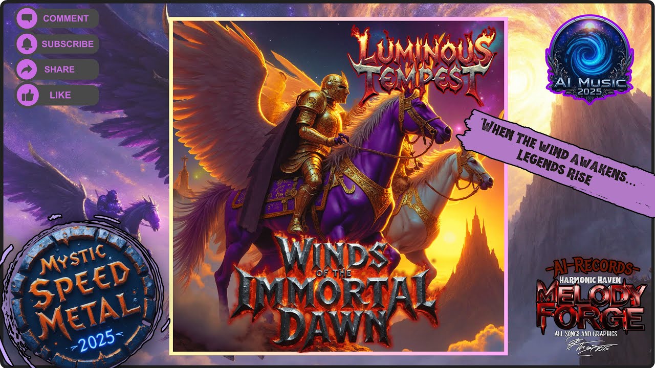 🌌 LUMINOUS TEMPEST – Winds of the Immortal Dawn - Full Album 2025