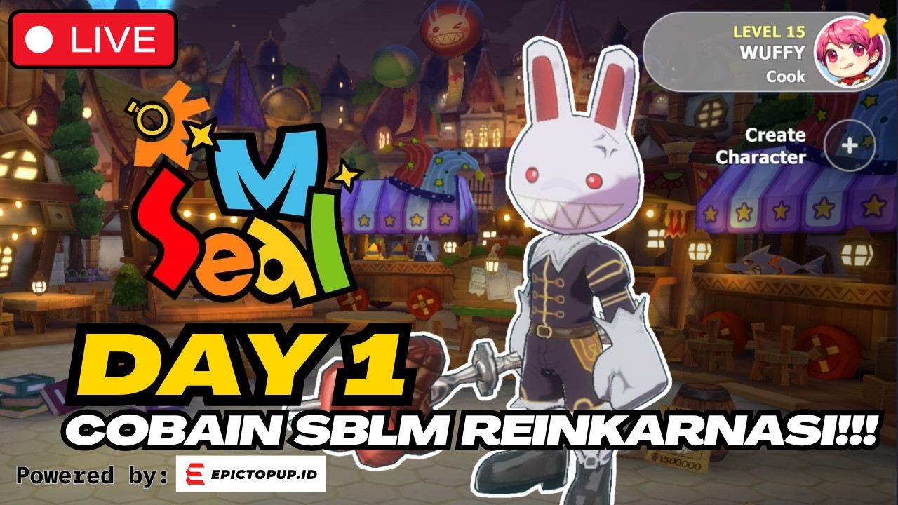 SEAL M DAY 1‼️COBAIN SEBELUM REINKARNASI JADI SEAL M CROSS⁉️#MEDIASHAREON