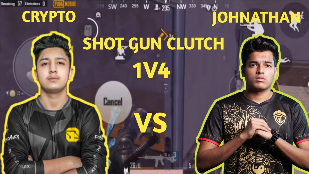 #crypto  vs #jhonthangaming  1v4 shotgun kill tournament