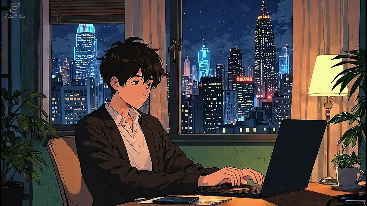 ☁️ High Rise Solitude ~ Deep Focus Lofi for Late Night Deadlines 🌃⌨️