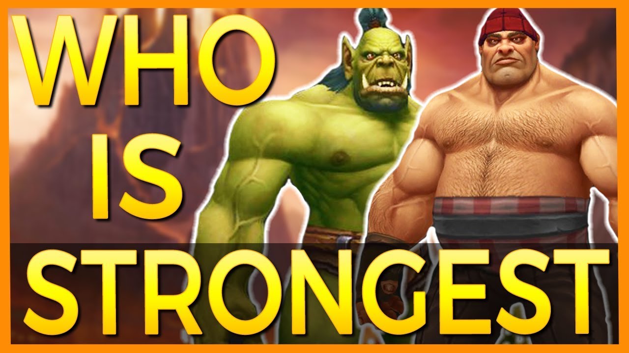 10 самых физически сильных рас в World of Warcraft