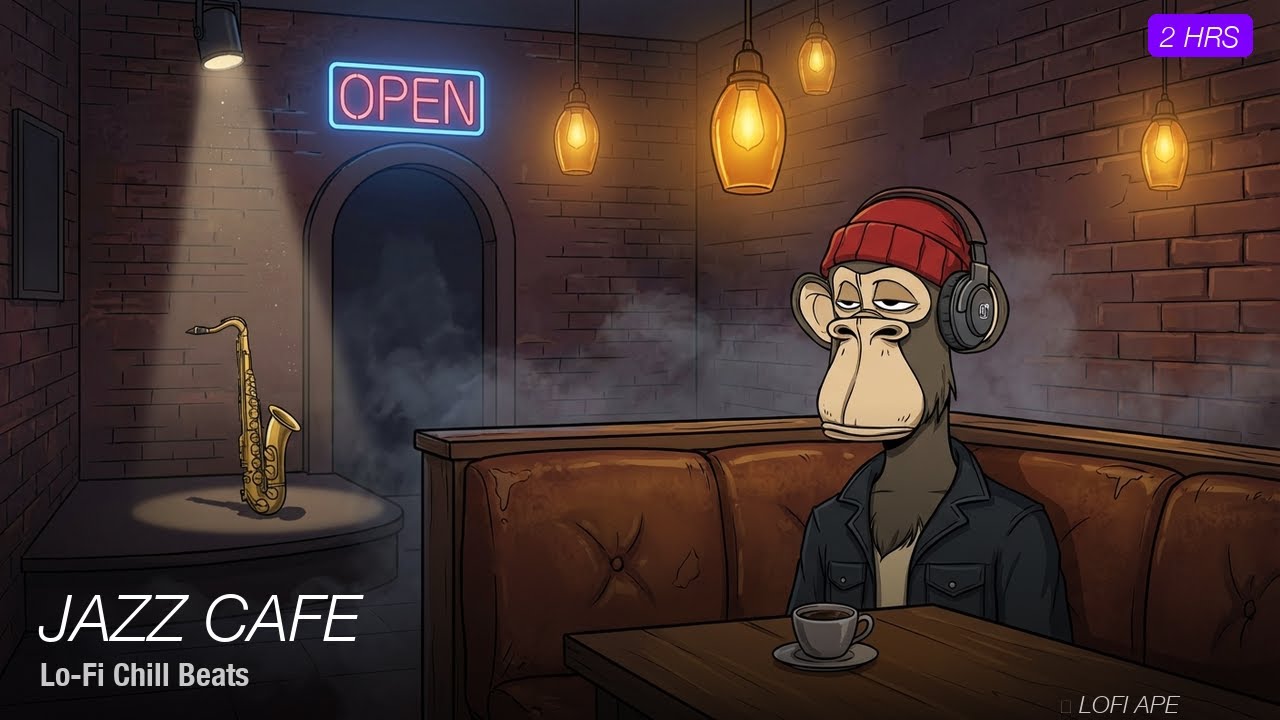 Lo-Fi Jazz Cafe 🍵 Chill Beats for Late Night Study [2 HOURS]