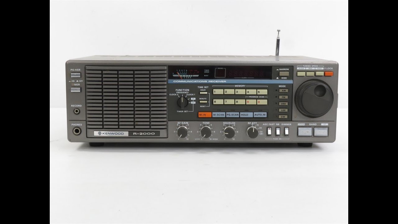Review of the Kenwood R-2000 Communications Receiver by WB6JLA