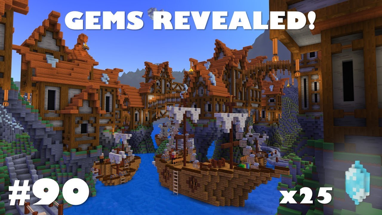 25 More GEM Locations! Build Contest 90 - The Harbor | Worlds FRVR