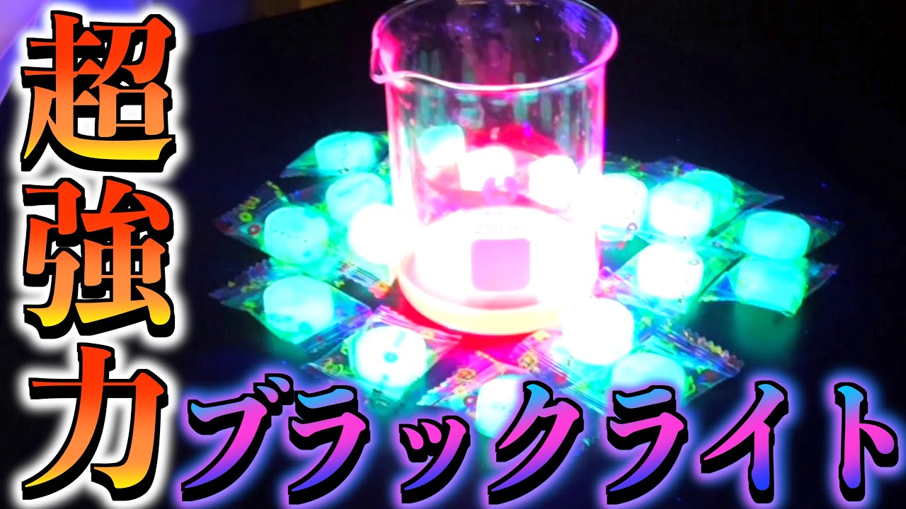 凶悪すぎるブラックライトで遊ぶ・・・