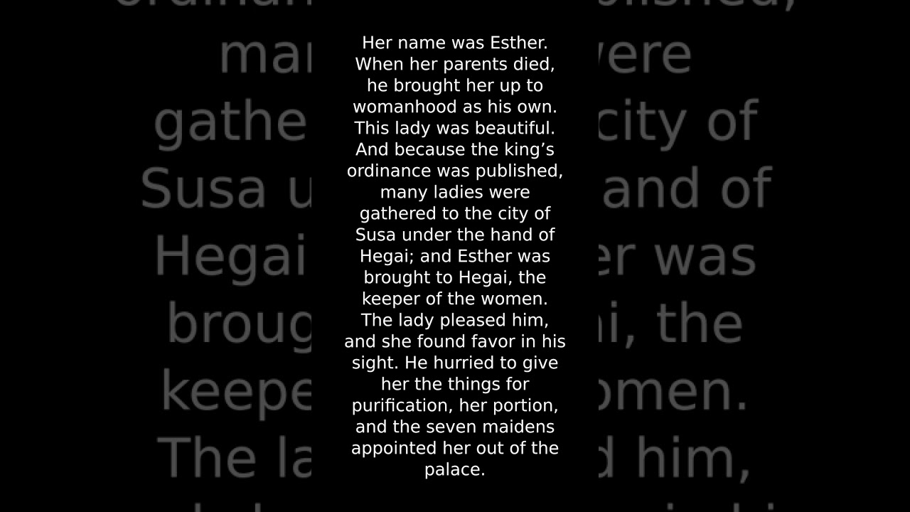 Bible Book of Esther (Greek w/ additions) Deuterocanon Apocrypha Catholic Orthodox World English WEB
