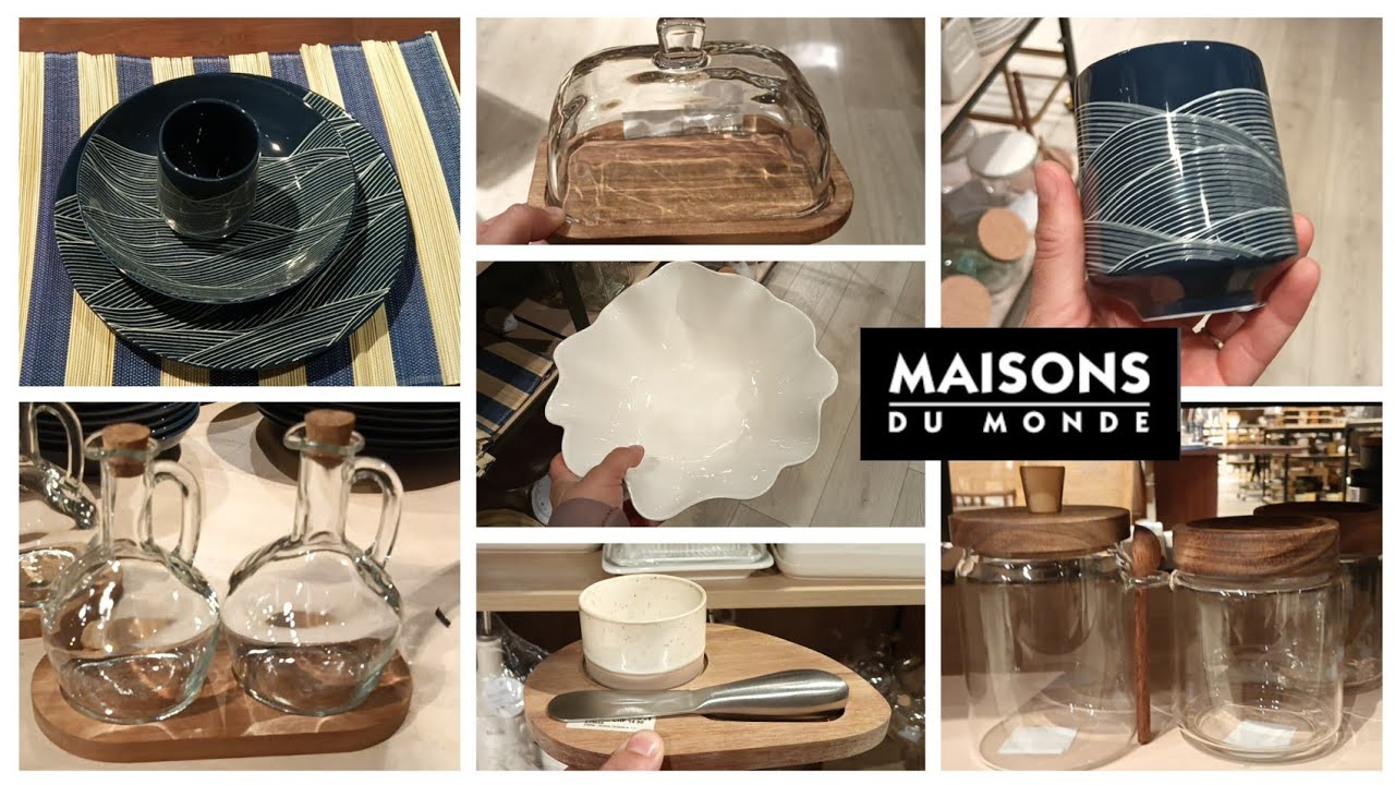 MAISONS DU MONDE NOUVEAUTÉS LA VAISSELLE ET ACCESSOIRES DE CUISINE KITCHEN/TODO PARA TU COCINA 🍳🍳🥓