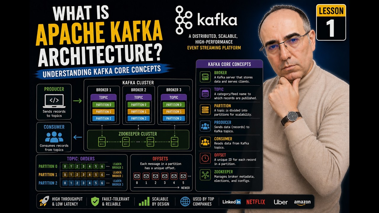 What is Apache Kafka Architecture? | Understanding Kafka Core Concepts | Lesson 1