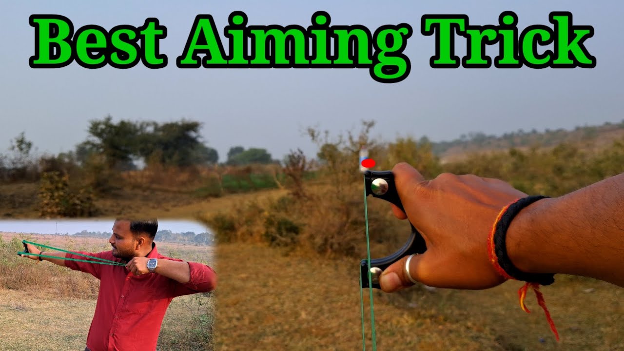 सीखलो निशाना लगाना ! इस तरह की ट्रिक आपको कोई नहीं बता सकता ! Aiming Trick With BL-20 Slingshot 
