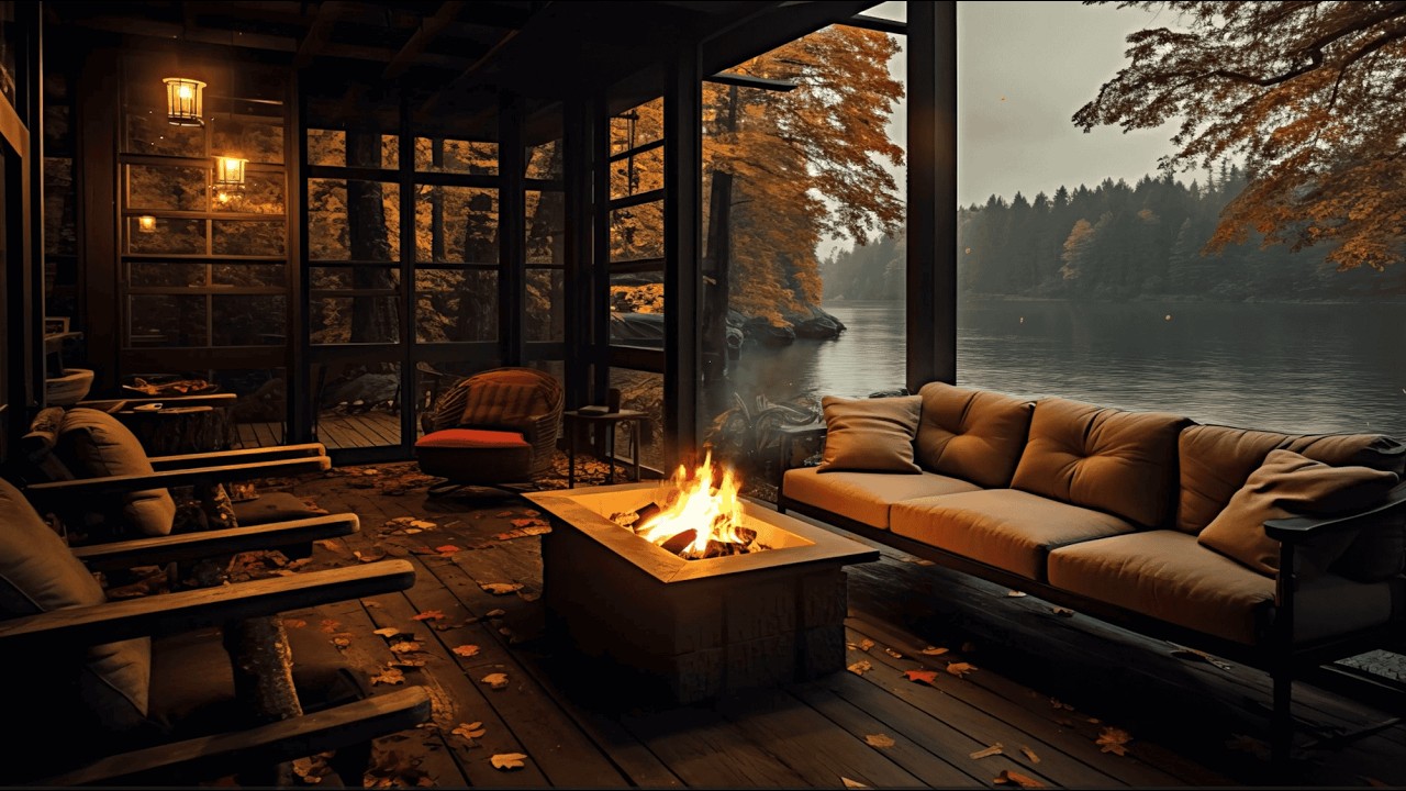 Fireside in the Cottage | 10 Hours of Cozy Fireplace Sounds