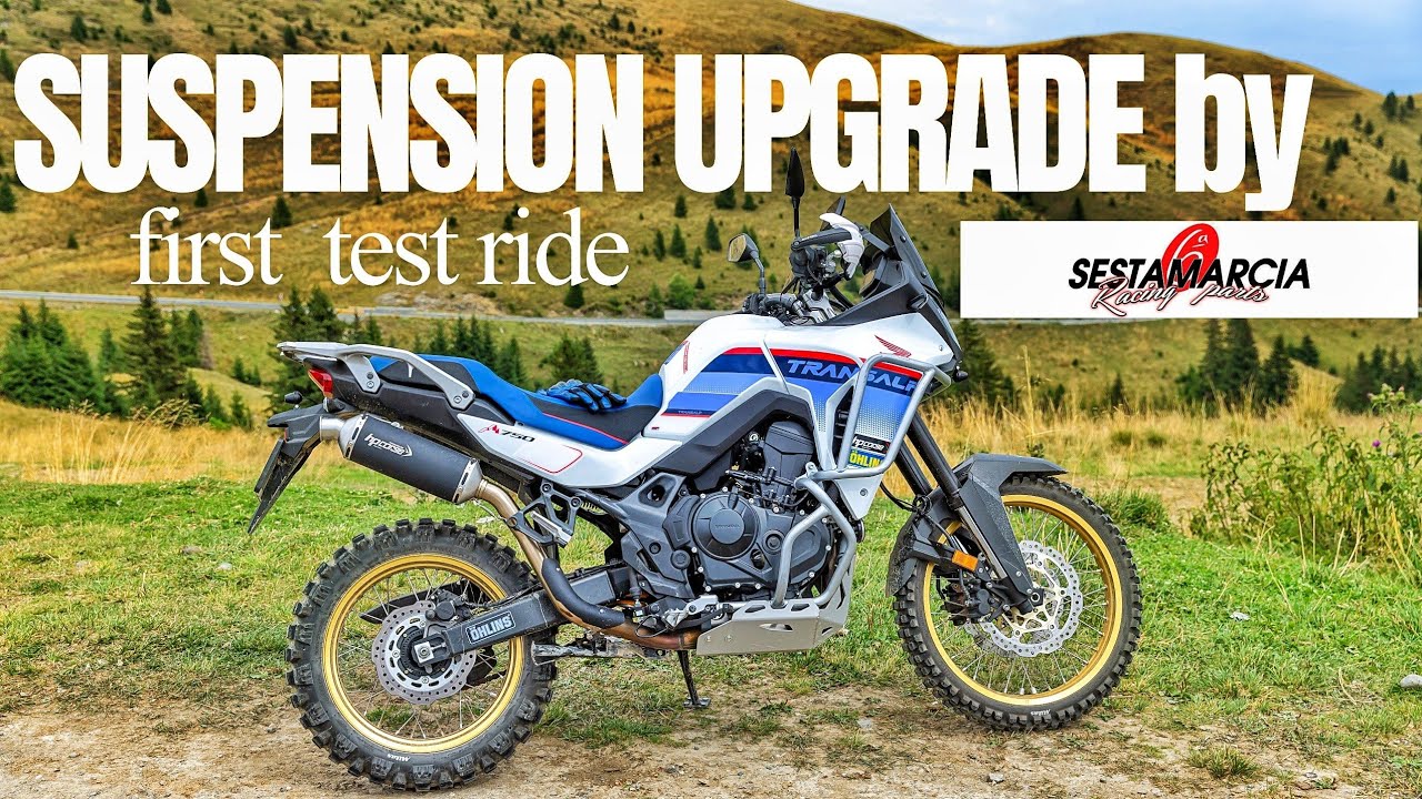 Honda Transalp XL750 - RACE Suspension Upgrade by SESTAMARCIA - First Riding Impressions