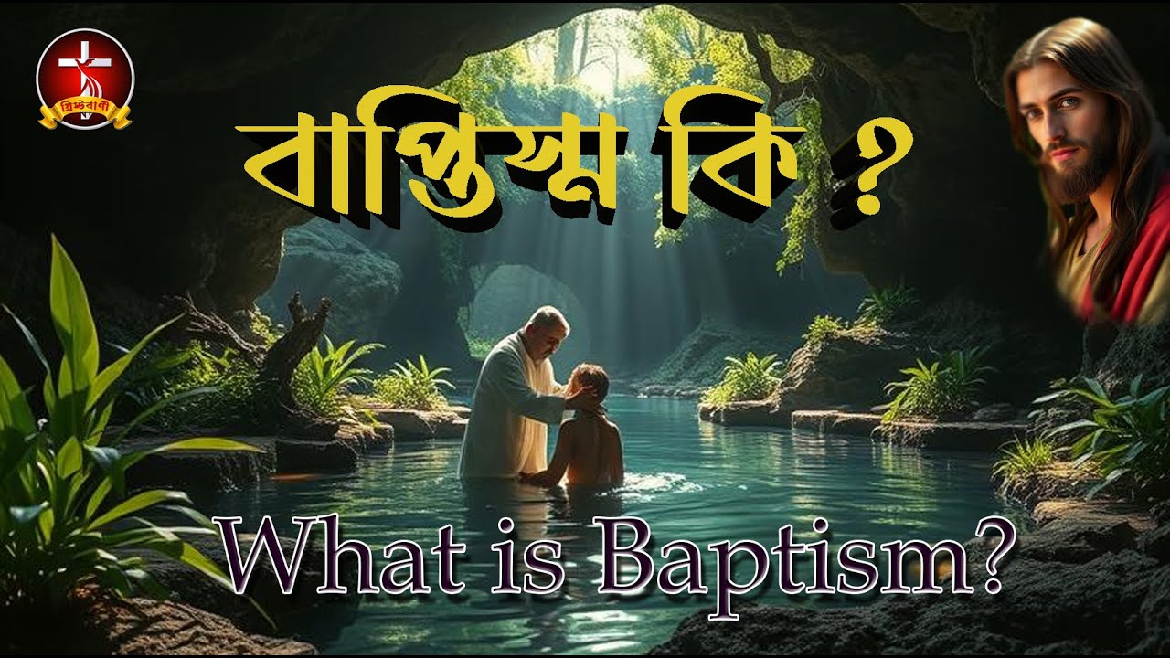 বাপ্তিস্ম কি ? What is baptism? বাইবেল শিক্ষা ✝ Bible teaching ✝ @KhristoKotha ✝ @khristobakko