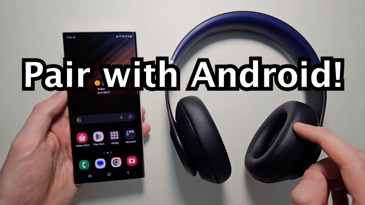 Как подключить Beats Studio Pro к телефонам Android/Samsung Galaxy!