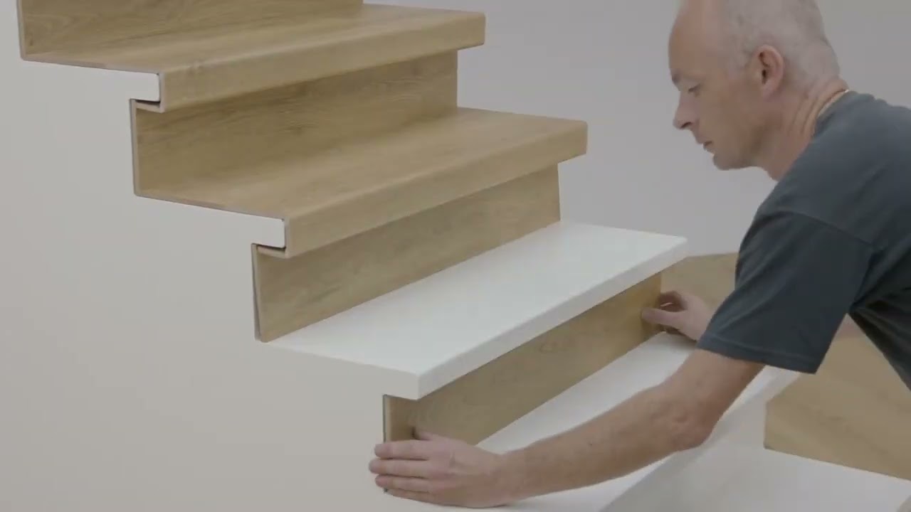 How to install Quick-Step laminate stair covers #RLiving #flooringmalta