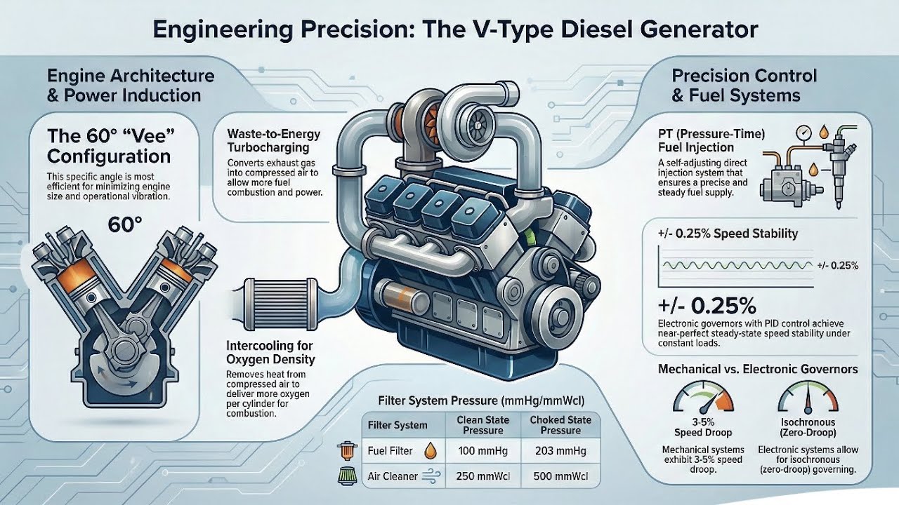 Training Video 16 | V-Type Diesel Generator Working in HINDI