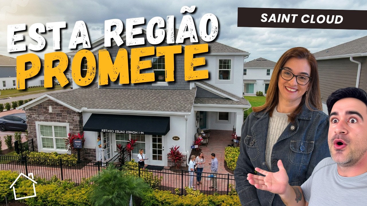 Saint Cloud PROMETE MUITO 🔥 CASA GIGANTE e BARATA