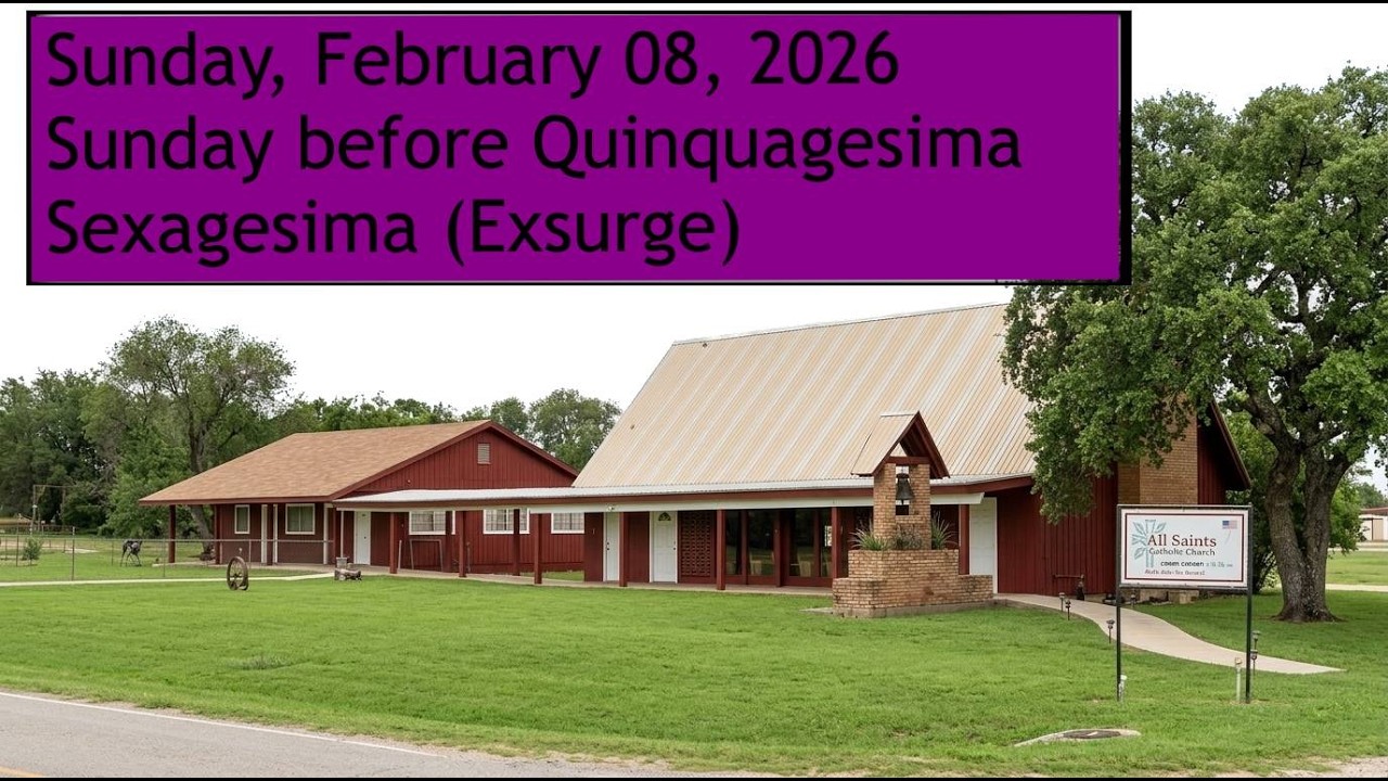 Sunday Eucharistic Service 8 February  2026