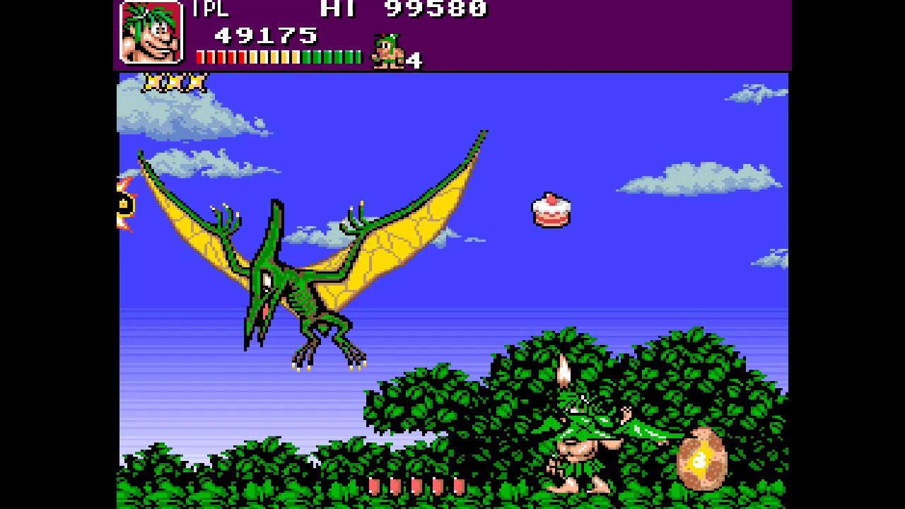 Joe & Mac Caveman Ninja  Amiga Commodore Longplay Gameplay Trained Playthrough By Urien84