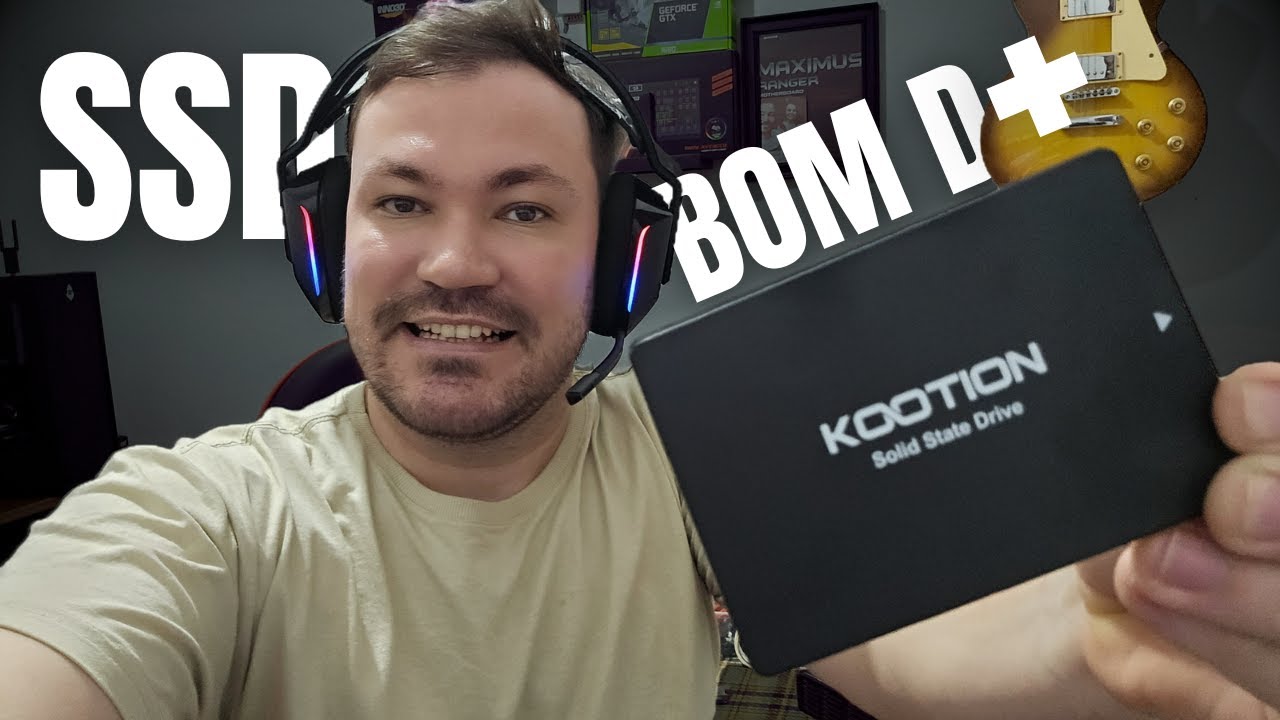 TESTE - SSD Kootion 480GB, Sata 3 com 3D Nand, Ótima Qualidade e Preço