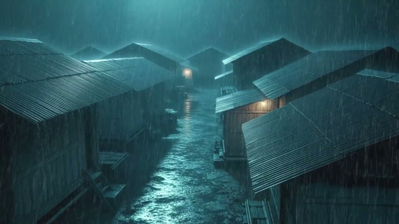Rain Sounds for Sleeping – Deep Rain & Rolling Thunder for Sleep, Study & Calm