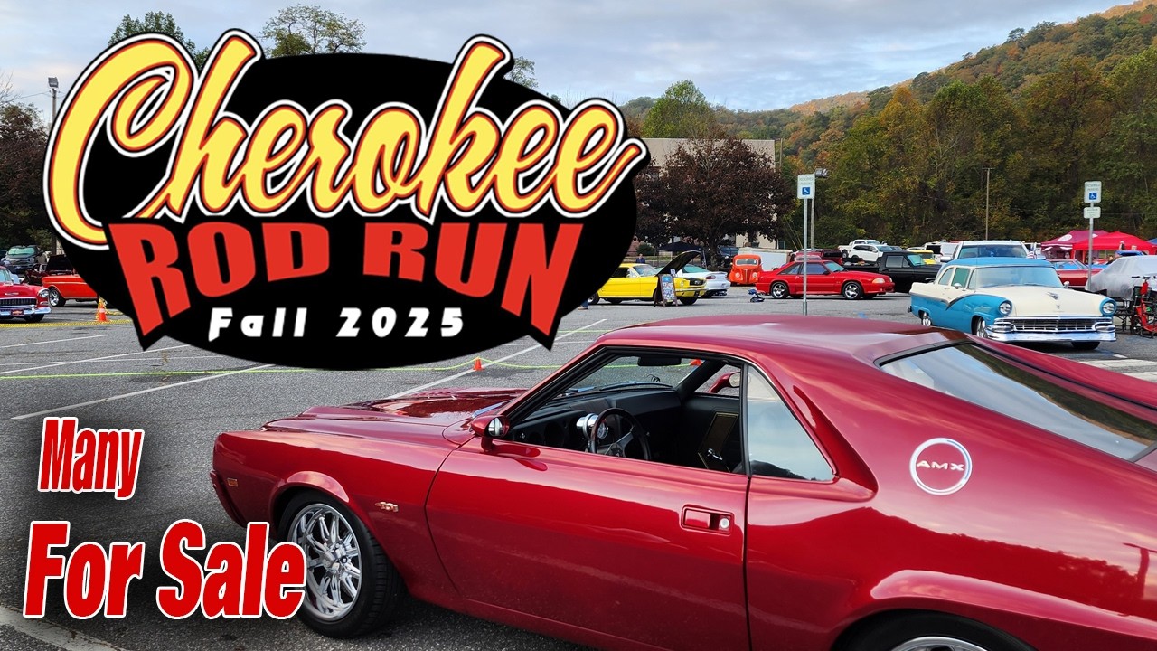 Cherokee Rod Run 25th Anniversary! 500+ Classics, Muscle Cars in the Scenic Smoky Mountains