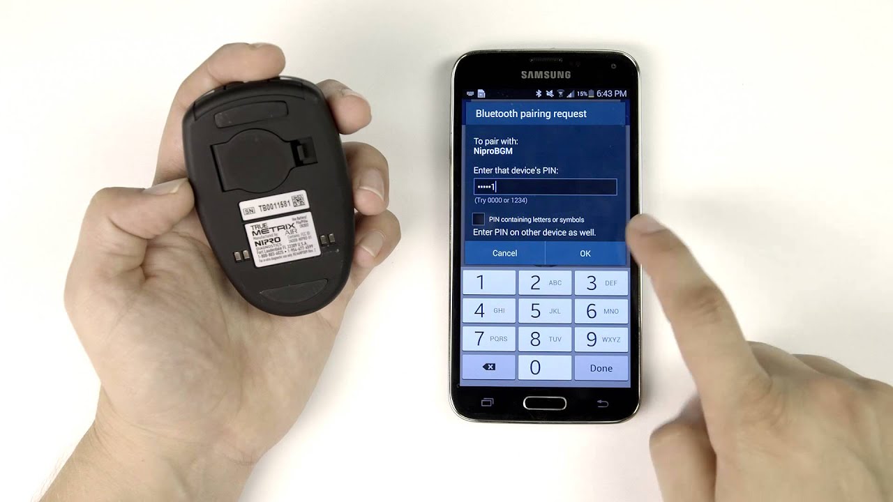 Nipro TRUEMETRIX Air - Sync with Glooko Mobile App